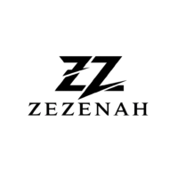 Logo with two overlapping stylized black “Z” letters above the word “ZEZENAH” in bold uppercase serif font, all on a white background.